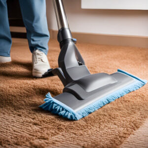 Drying out a wet carpet