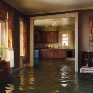 water damage within home